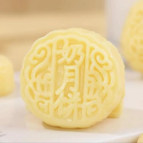 Milk mooncake Fruit cake Mid-Autumn Festival moon cake gummies dim sum Instant biscuits healthy snacks delicious Chinese snacks Sweets Gifts (Original taste 6 pcs)