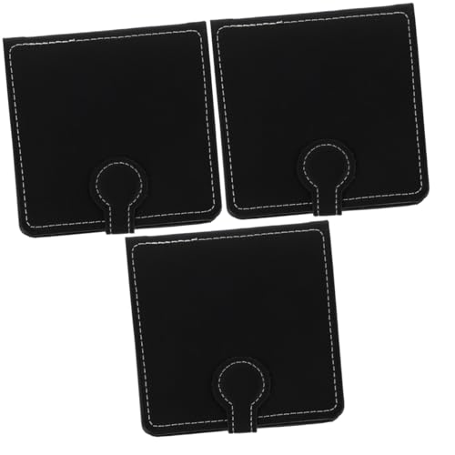 Toddmomy 3 Pcs Guitar Pick Holder Bag Guitar Picks Storage Case for Electric Acoustic Bass