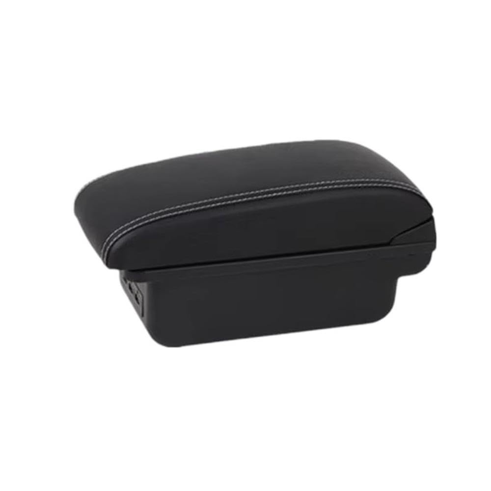 SXQPOCAR For Opel Corsa F 2019-2024 Car Armrest Box Center Console Armrest Storage Box Replacement Parts(B3 white line 3USB)