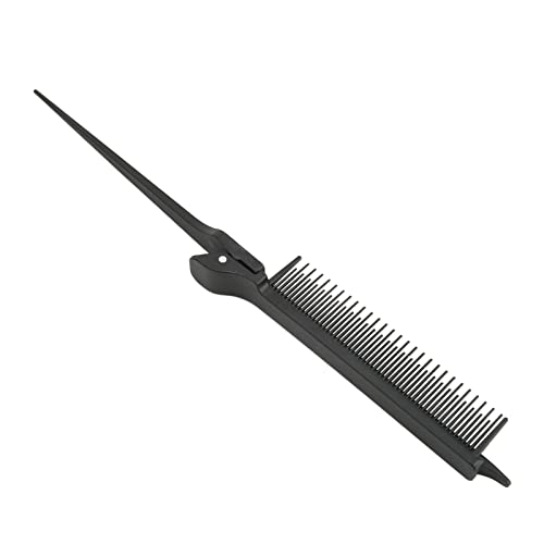 Peine profesional Rat Tail con clip y mango ergonómico miniatura 3