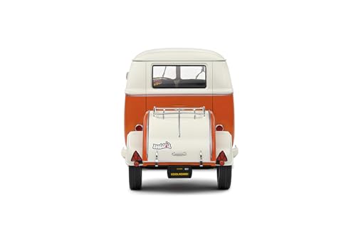 Solido 1:18 Cool Combi Orange & White 1950 miniatura 4