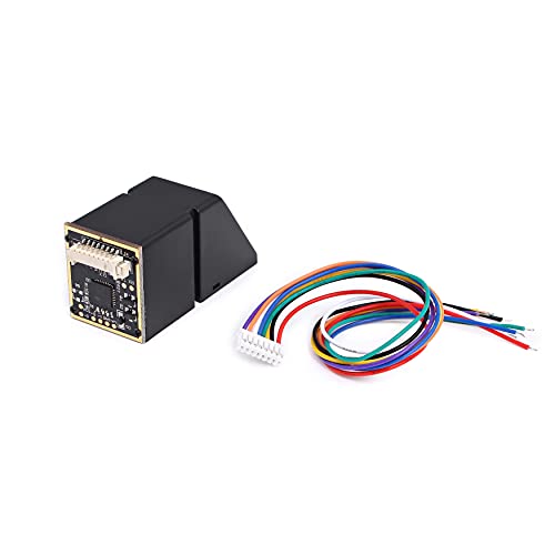 Teyleten Robot DC 3.3V AS608 Optical Fingerprint Reader Sensor Module Green Light for Arduino Locks Serial Communication Interface