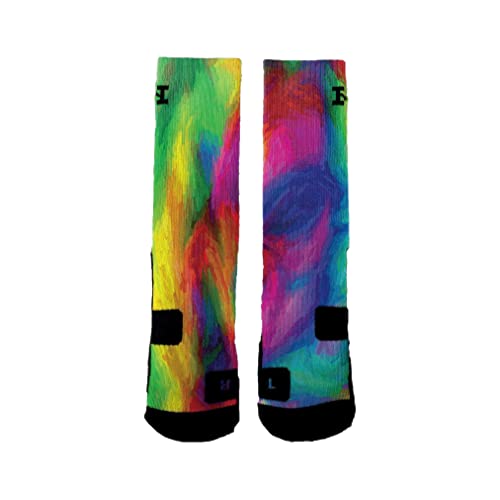 Brand Athletic Socks Psycho Rainbow
