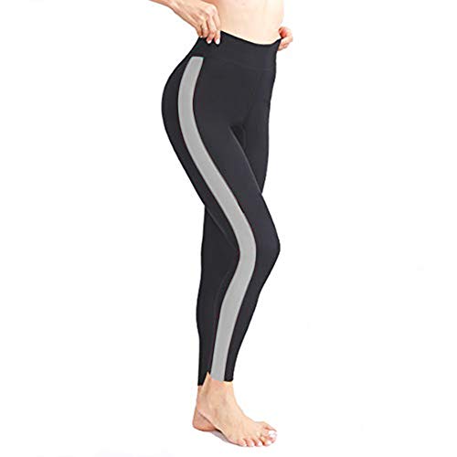 ROOTOK Leggings Fitness Donna Allenamento Opaco Vita Alta Yoga Palestra Leggins Sportivi Pantaloni Elastica Spandex Elastica Sportivi Pantaloni (M)