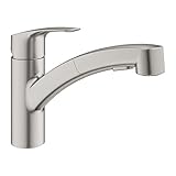 Erledigen Sie Ihren Abwasch und so viel mehr im Nu mit den flexiblen praktischen Funktionen der GROHE Eurosmart Einhand-Küchenarmatur