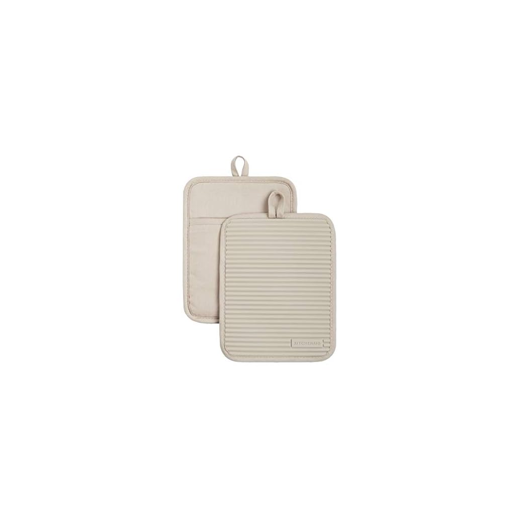 KitchenAid-Ribbed-Soft-Silicone-Water-Resistant-Pot-Holder-Set-Milkshake-2-Piece-Set-7x9