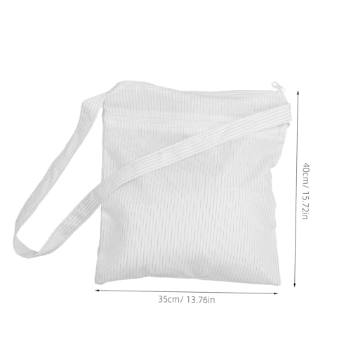 Cabilock Garment Bag for Washing Machine Anti-static White Bag Spacious Storage for Cleanroom Use2