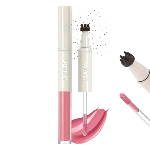 YBUETE 2 in 1 Liquid Freckle Blush Pen, Natural Lifelike Fake Freckles, Lightweight Matte Liquid Cheek Blush Makeup Pen, Long Lasting Waterproof Natural Sun-kissed Face Makeup for Women#01