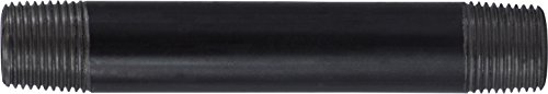 Midland 57-086 Black Steel Nipple, SCH 40 Welded, 3/4