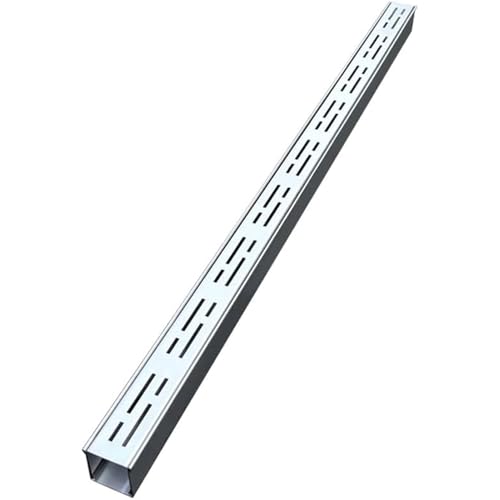 Stainless Steel Drain Grate Covers Outdoor, Linear Channel Drainage Pool Deck Drain, Channel Drain for Integrated Grate/Concrete/Paver/Patios/Walkways