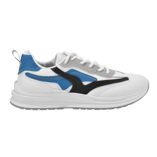 TRENZ by Shiv Naresh | Mens Sports Shoes | Running Shoes | White-Blue |Booster (B0CS69TNWG) Amazon Price History, Amazon Price Tracker
