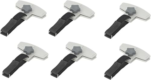 blntackle76 Set Planenhalter, Markisenklemme Anti Flatter Zeltteppich-Clip 2-6 Stück, für Wohnmobil, Zelt & Garten (6 Stück)