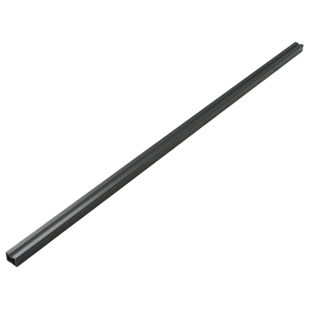 Materiały budowlane, podłogi i dywanWPC puste deski tarasowe z akcesoriami 10 m² 2,2 m ciemnobrązowe