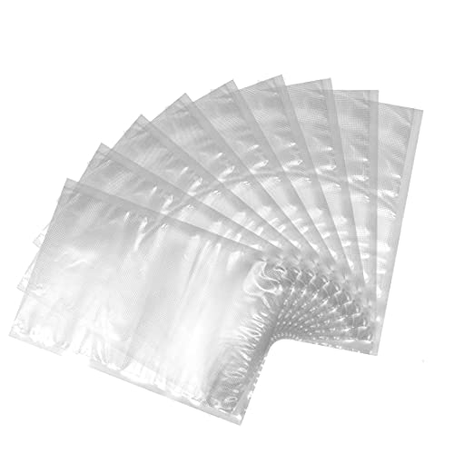 真空パック袋 電子レンジ対応 ボイル対応セット 10cm*15cm 17cm*25cm 専用袋 シーラー袋 冷凍 食品保存 PE素材 業務用 家庭用 真空パック機用 (10×15cm-50P)