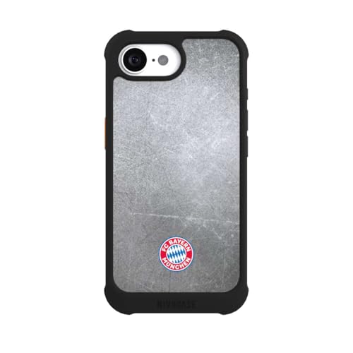 Coque iPhone 16e antichoc MagSafe NIVOmax noire FC Bayern Munich coque de telephone officielle