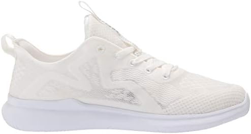 Propét Womens Travelbound Spright Sneaker, White, 8.5 Wide US | Image 4
