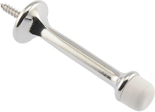 Hardware Essentials by Hillman 853433 Rigid Door Stop Chrome White image 2