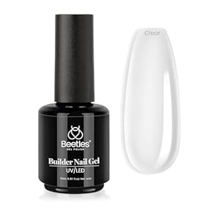Beetles Builder Gel 7 in 1 Nail Builder Strengthener Gel Clear Color Builder Extension Nail Gel for Holiday Nail Art Design for Girls