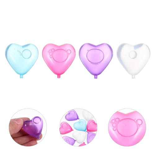 Molde de cubitos de hielo reutilizable corazón 20 piezas miniatura 7