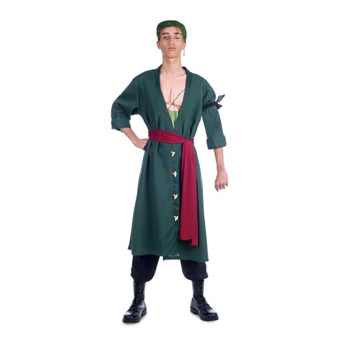 My Other Me - Disfraz para hombre adulto de Roronoa Zoro verde