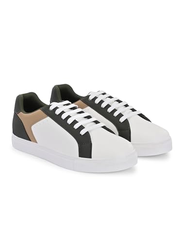 Image of Centrino Women Casual Shoes | Colorblock Sneakers with Ultra Soft Cushion Lace-Up Shoes All-Day Comfort | Trendy & Lightweight Design | Low Top Flat Sole(7611)