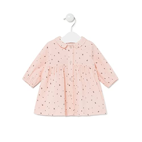 TOUS BABY - Vestido de manga larga para Niña. Estampados y colores variados. (3 meses a 4 años) (6 Meses, Pink-1502 Multicolor)