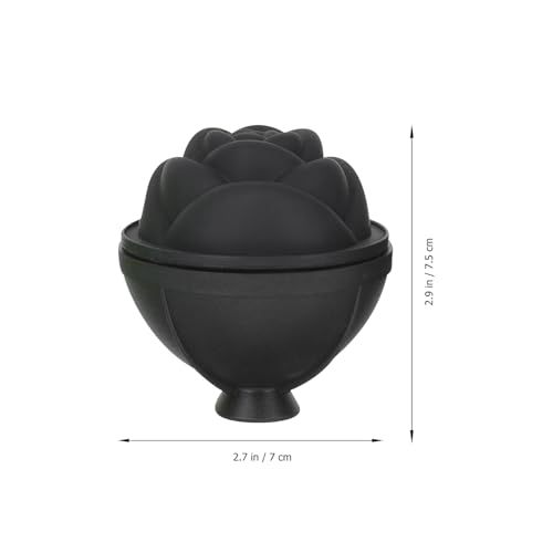 Molde de silicona para hielo en forma de flor 3 piezas miniatura 3