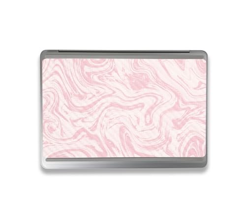 Image of MightySkins Carbon Fiber Skin Compatible with Microsoft Surface Laptop Studio 2 (2023) Full Wrap Kit - Silky Pink | Protective, Durable Textured Carbon Fiber Finish | Easy to Apply | Made in The USA