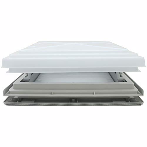 pro-Styling MPK 42 Lanterneau pour toit de caravane ou camping-car 40 x 40 cm gris