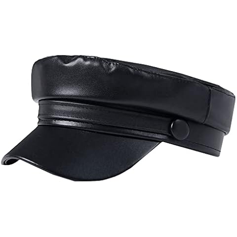 Danse Jupe Womens PU Leather Sailor Hat Cover