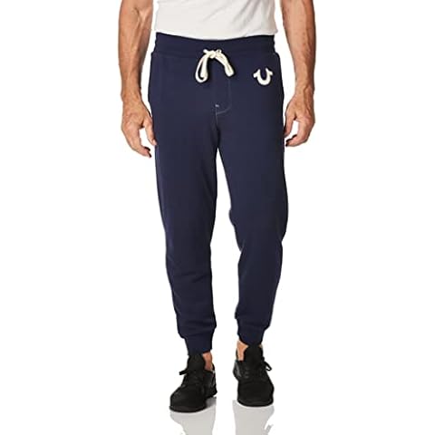 True Religion Men's Classic Logo Jogger Sweatpants Cover
