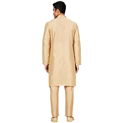 Image of by Shoppers Stop Printed Polyester Mens Kurta Pyjama Set