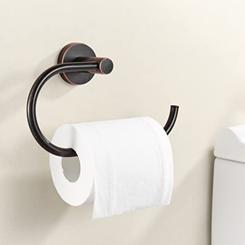 Bigbig Home Bronze Toilet Paper Holder, Bathroom Toilet Roll Holder Oil Rubbed, Wall Mounted Toilet Tissue Holder Farmhouse Rustic Orb #TOP1