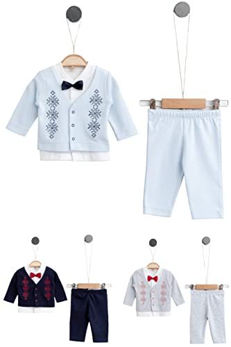 Preisvergleich Produktbild Mini Born 9001 - Smokin Anzug - Navy-Blau - Gr. 56