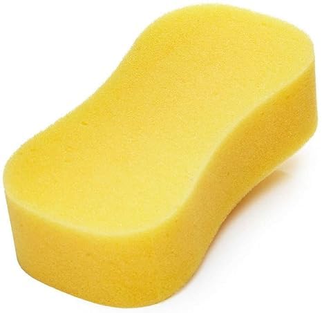 Image of Kandid Non-Scratch Sponge, Super Absorbent Multipurpose Sponge for Washing Cars, Motorbikes, Sports Bikes, Scooters, Bicycles, Walls, Kitchen Surfaces and Multi-Use Cleaning Sponges -3 Sponge (Yellow)
