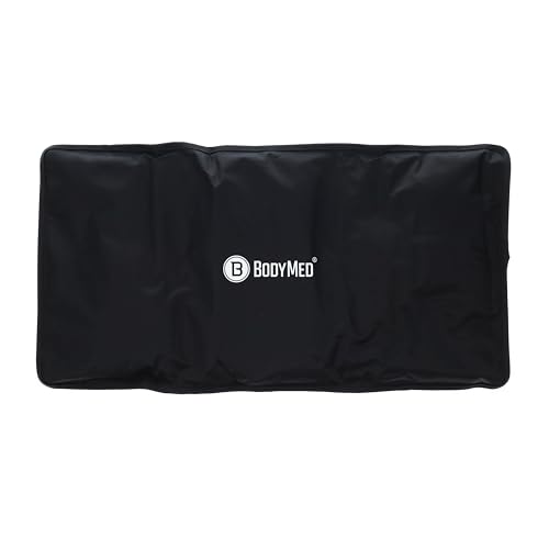 Image of BodyMed Reusable Gel Ice Pack Cold Compress for Back, Shoulder, Neck, & Knee - Professional Grade Cold Therapy for Injuries, Aches, Swelling, Bruises, Sprains - 21 in. x 11 in. (Oversize)