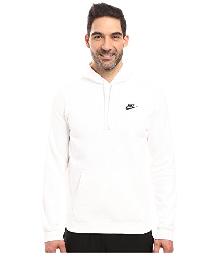 Nike Men M Nsw Club Hoodie PO BB Sweatshirt - Dark Grey Heather/Dark Grey Heather, Small