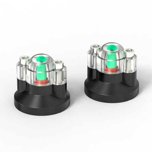 MEANLIN 2PCS Industrial Filter Indicator Replacement Kit, Green to Red Indicating for Use Industrial 3 and 4 Stage Filters