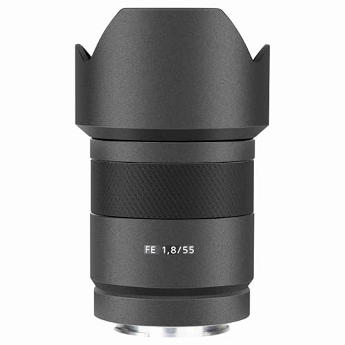 Kiorafoto Anti-Scratch Anti-Wear Camera Lens Skin Protection Film for Sony Sonnar T* FE 55mm f/1.8 ZA Lens Camera Lens Protection Decorative Stickers - Matte Dark Gray