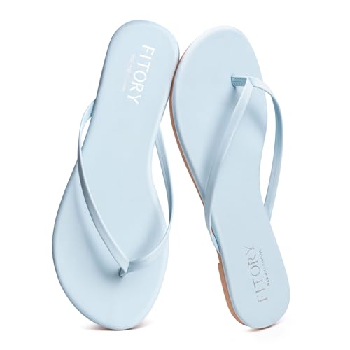 Image of FITORY Womens Flip Flops Fashion Casual Thong Walking Slide Summer Sandals