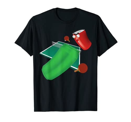 Cerveza Ping Pong | Cool Tenis de mesa Cerveza Bebederos Regalo Camiseta