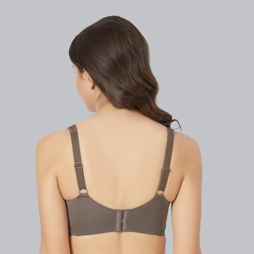 Image of SOIE Women Solid Full Coverage Polyamide Spandex Minimiser Non Padded Non Wired Bra Combo Pack of 2