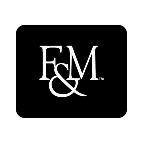 Mouse Pad, Fabric, Franklin & Marshall College Standard/Classic Black
