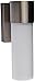 Aqueous - 1-Light Wall Sconce - Brushed Steel Finish - Opal Glass Shade