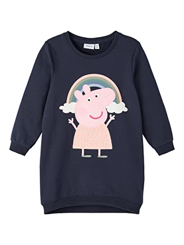 NAME IT Baby Girls NMFDUDDI PEPPAPIG LS SWE Dress BRU CPLG Kleid, Dark Sapphire, 86 NAME IT Baby Girls NMFDUDDI PEPPAPIG LS SWE Dress BRU CPLG Kleid, Dark Sapphire, 86