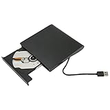 VIELSEITIG EINSETZBAR: Sie können das externe CD/DVD +/- RW-Laufwerk verwenden, um DVD-Filme abzuspielen, MP3-CDs zu brennen, Fotos zu kopieren, Software zu installieren, Daten auf CD/DVD zu sichern usw Ripping-Software abzuschließen).