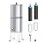 Waterdrop ???????????????????????????????? Gravity-fed Water Filter System, Increase PH, with Stainless Steel Stand, with 4 Filters and Metal Spigot, King Tank Series, 2.25G
