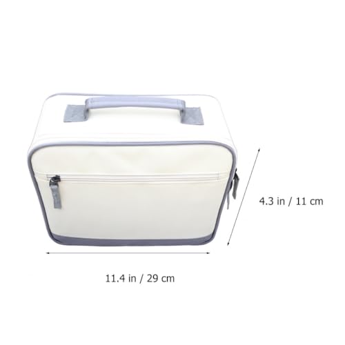 Funda portátil de almacenamiento para accesorios digitales, hecha de tela oxford y algodón perlado, protectora y ligera, ideal para proyectores y viajes miniatura 2