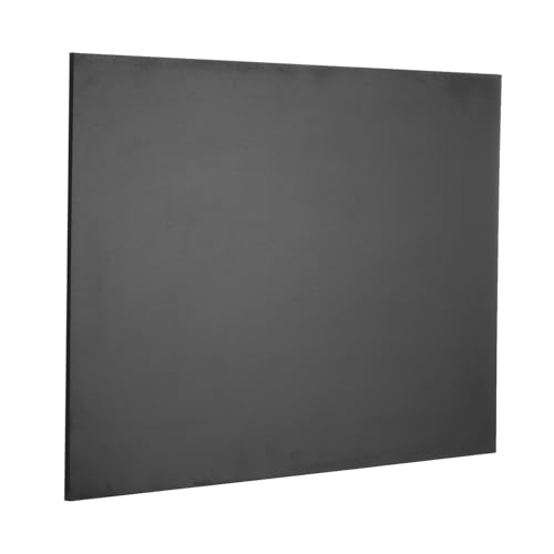 Image of MECCANIXITY HDPE Plastic Sheet 1 /8 inch Thick, 8 inch x 12 inch High Density Polyethylene Plastic Blocks, HDPE Cutting Board for DIY, Home Floor Improvement, Black