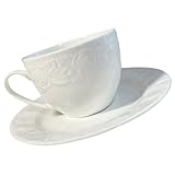 jojofuny Tasse à Café en Céramique 200 Ml Motif Relief Vintage Mug à Thé Décoratif S...